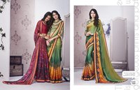 Designer Daily Wear Georgette Silk Saree