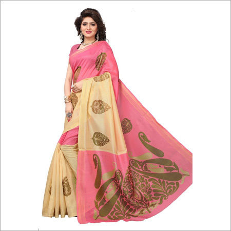 Womens Bhagalpuri Silk Saree