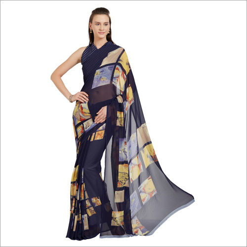 Georgette Fancy Saree