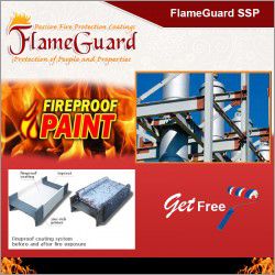 Fireproof paint