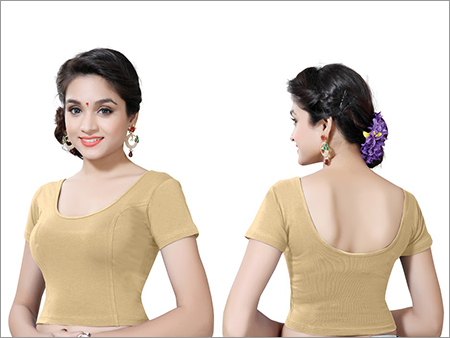 Ladies Skin Color Readymade Blouse