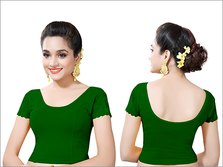 Ladies Green Color Blouses
