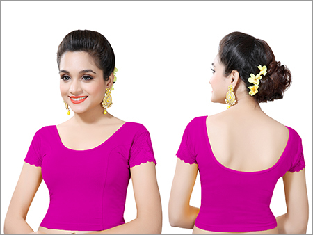 Ladies Readymade Plain Blouse