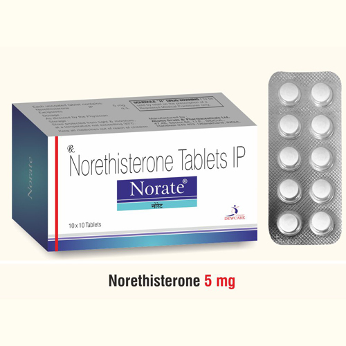 Norethisterone Acetate  5 mg.