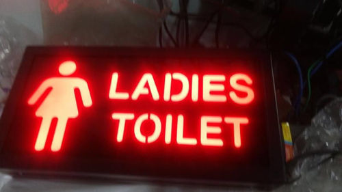 LED Toilet Signages