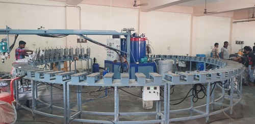 PU sole making Machine By RJS ENGINEERS