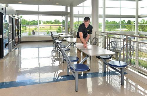 Cafeteria Chair Cleaning