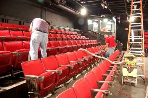 Theater Chair Shampoo Cleaning