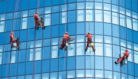 Glass Facade Cleaning