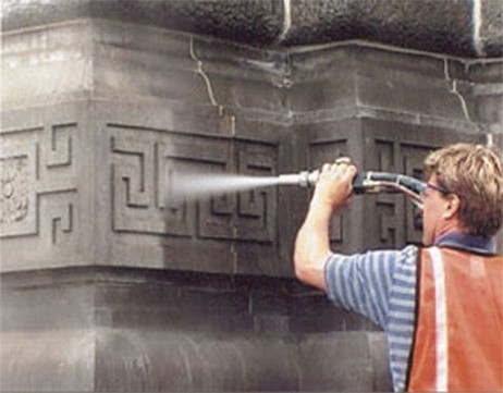 Stone Facade Cleaning