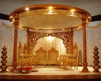 Wood Mandap
