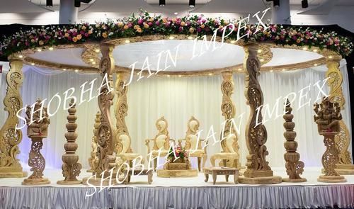 Wood Mandap