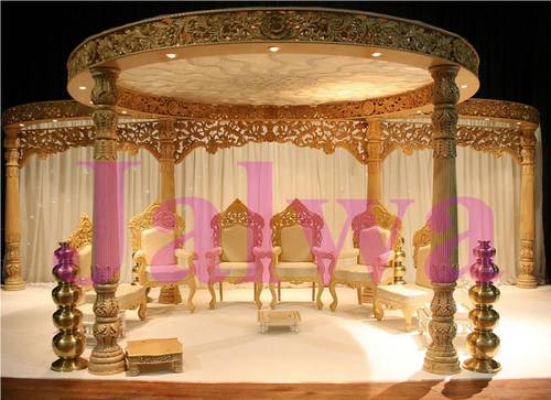 Wood Mandap