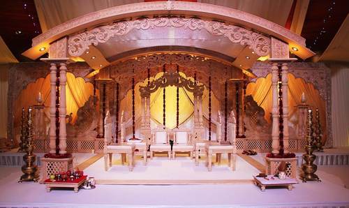 Modern Look Wood Mandap