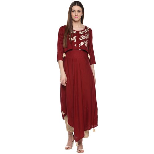 Cotton Embroidered kurti