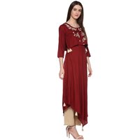 Cotton Embroidered kurti