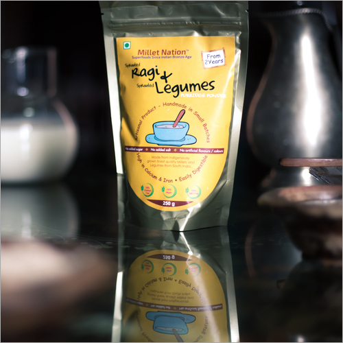 Sprouted Ragi And Legumes