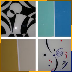 Designer Lacquered Glass