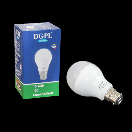 15 Watt LED Bulb - Plastic Material, B-22 Base, Cool White 6500K | Energy Saving, 24 Months Warranty, Eco-Friendly, Low Heat Generation