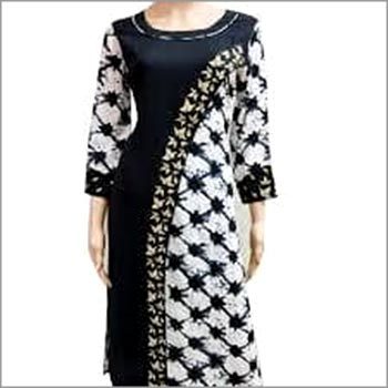 Women Designer Kurtis - Cotton, Size S to XXXL, 3-4th Sleeve, Printed Pattern | Breathable, Washable, Suitable for All Seasons
