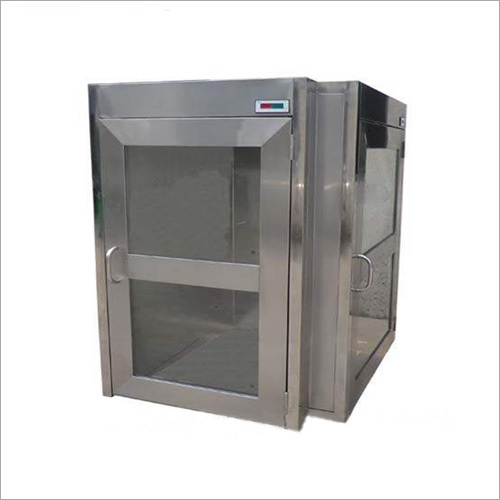 Double Door Mutual Lock Transfer Window