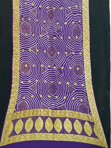 Famour Jamnagari Bandhej Dupatta