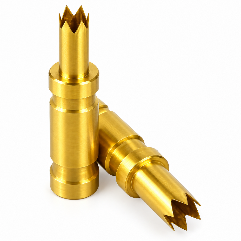 Serrated punch with Tin coating