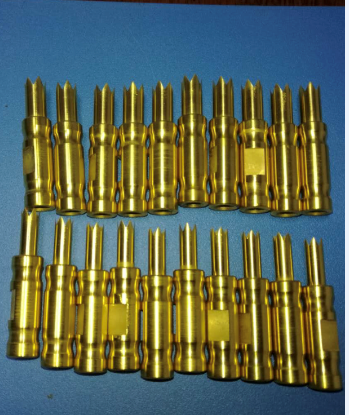 Toothed punch with tin coating Toothed punch with tin coating