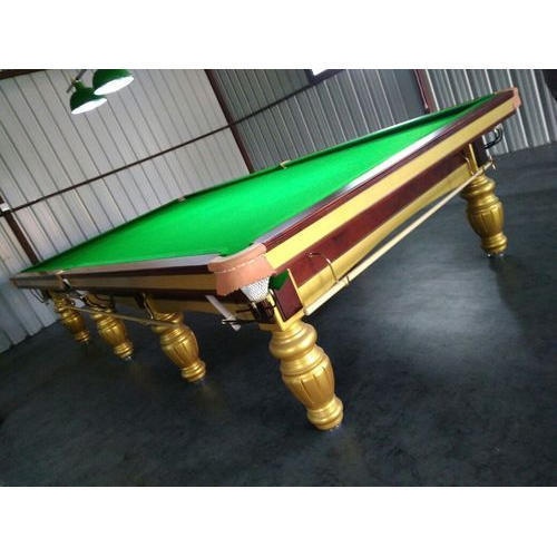 Golden Cherry Snooker Table - Elegant Design Durable Finish | Perfect for Game Rooms