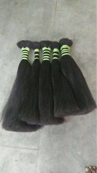 Non Remy Double Drawn Hair - 6-32 Inch Length, Natural Black Color, 2/2 Quality Human Hair