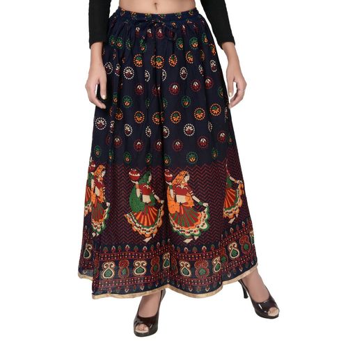 Cotton Printed Fancy Skirts