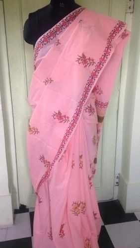 Hand Printed Cotton Sarees