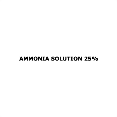 Ammonia Solution 25 Percent