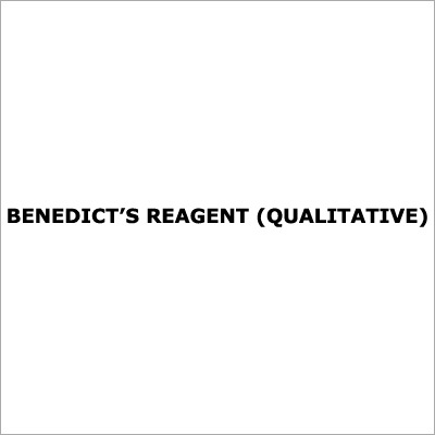 Benedict's Reagent (Qualitative)