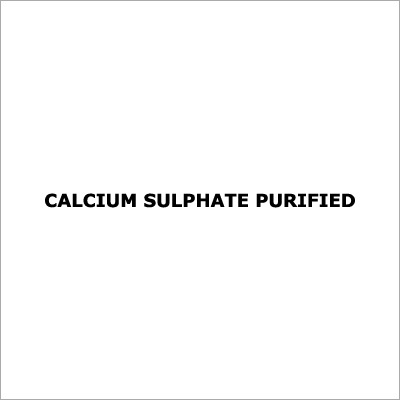 Calcium Sulphate Purified