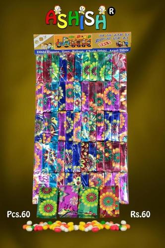 Averi Dibbi - Sugar Candy, 60 Pcs, Multicolored Foil Wrapper | Sweet Edible Party Treats