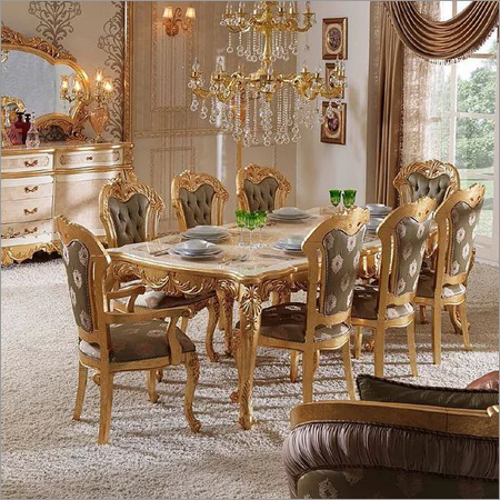 Gold Leaf Dining Table