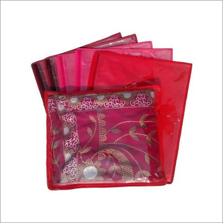 Non Woven Single Saree Cover (Red)