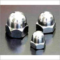 Dome Nuts - Stainless Steel, Various Sizes | Polished Finish, Hexagonal Shape, Metric Thread Type, Din Standard, Ideal For Industrial Applications
