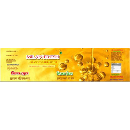 Bottle Packaging Label Bottle Packaging Label