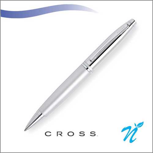 Calais Chrome/Matte Chrome Ball Point Pen