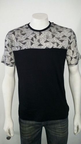 Black Cut & Sew T Shirt