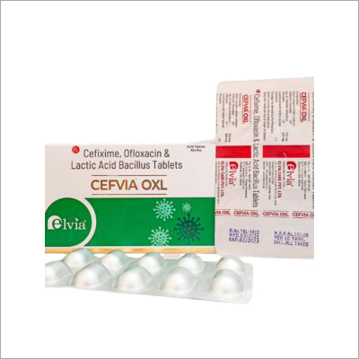Cefixime 200 mg Ofloxacin 200 mg Lactobacillus Tablets