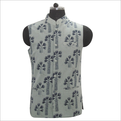 Printed Nehru Jacket