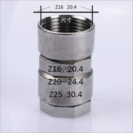 Equal channel inner teeth British converting straight coupling