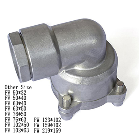 Variable-diameter flange clbow