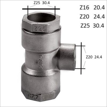 Variable Diameter Steel Tees