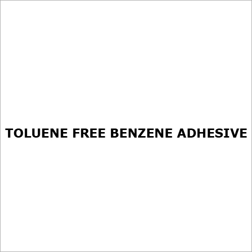 Toluene Free Benzene Adhesive