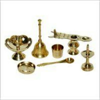 Golden Pooja Acessories