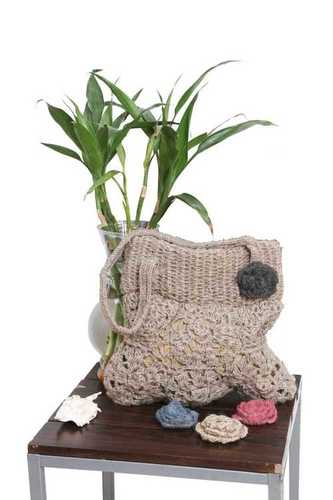 Hand Crafted designer Jute Bag